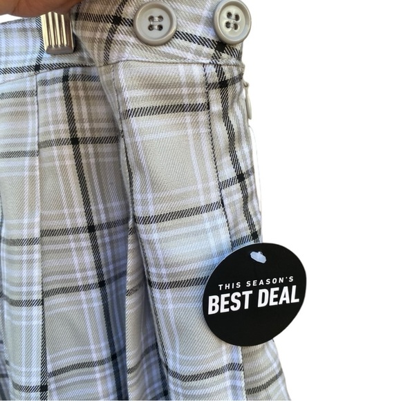 Forever 21 PLUS Plus Size Pleated Plaid Skirt I Size: 1X - Picture 5 of 8